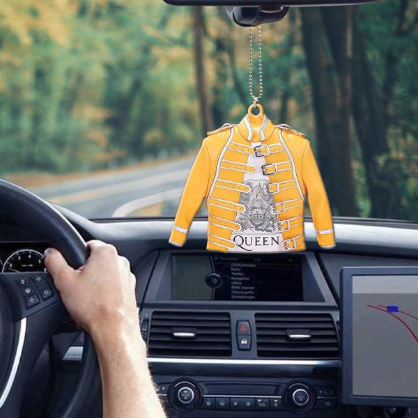 Freddie Mercury Custom Shape 2-sided Acrylic Car Ornament – MAITM 5255