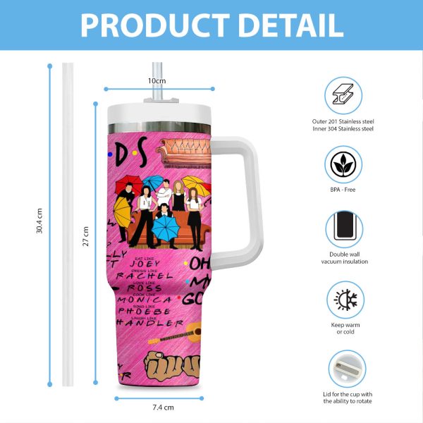 Friends 40oz Stanley Tumbler - MAITM 5229