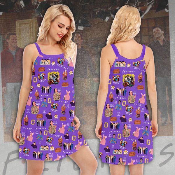 Friends Women's Sleeveless Cami Dress - VANDH 2052