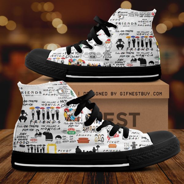 Friends High Top Canvas Shoes - MAITM 5158