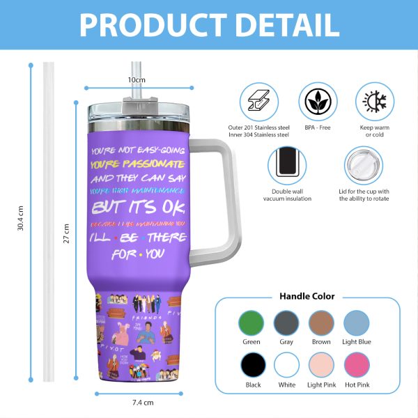 Personalized Friends 40oz Stanley Tumbler - VANDH 1903