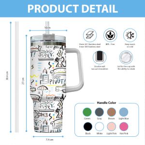 Friends 40oz Stanley Tumbler - MAITM 5157