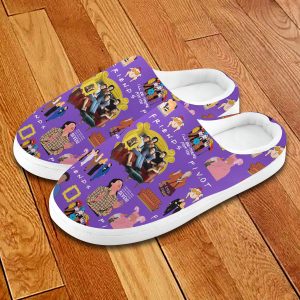 Friends Custom Home Fleece Slippers - VANDH 1851