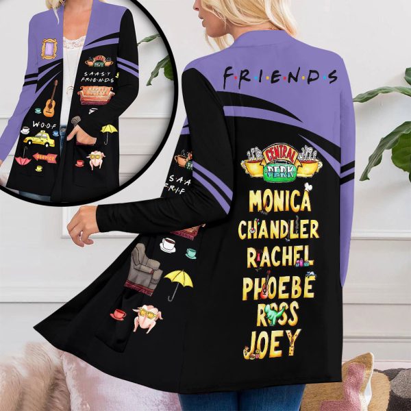 Friends Women’s Patch Pocket Cardigan – VANDH 2060