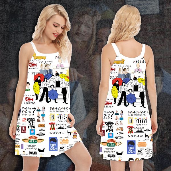 Friends Women's Sleeveless Cami Dress - VANDH 2053