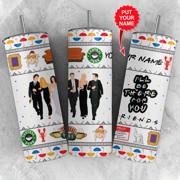 Personalized Friends Skinny Tumbler - VANDH 2055