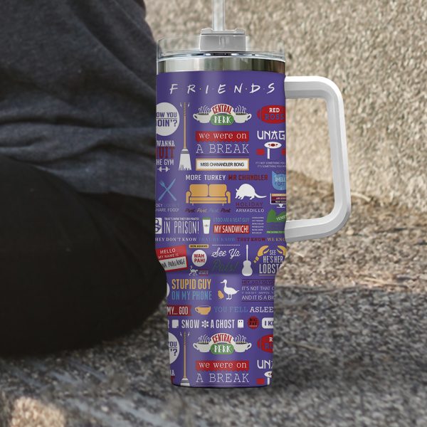 Personalized Friends 40oz Stanley Tumbler - VANDH 1813