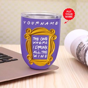 Personalized Friends Wine Tumbler - VANDH 1907
