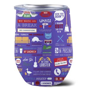 Personalized Friends Wine Tumbler - VANDH 1907