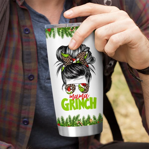 Personalized Grinch x Mom Tumbler Cup - VANDH 1867