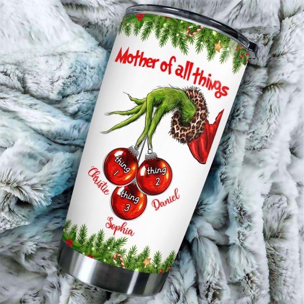 Personalized Grinch x Mom Tumbler Cup - VANDH 1867
