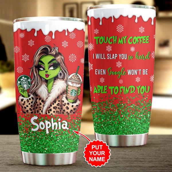 Personalized Grinch Tumbler Cup - VANDH 1868