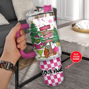 Personalized Grinch 40oz Stanley Tumbler - VANDH 1835
