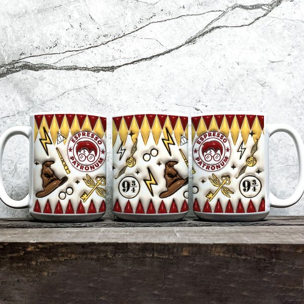 Harry Potter White Ceramic Mug - VANDH 1987
