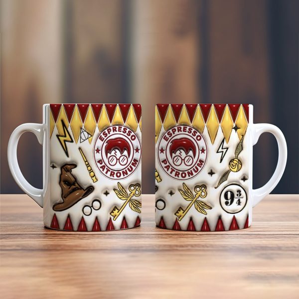 Harry Potter White Ceramic Mug - VANDH 1987