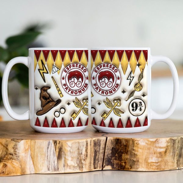 Harry Potter White Ceramic Mug - VANDH 1987