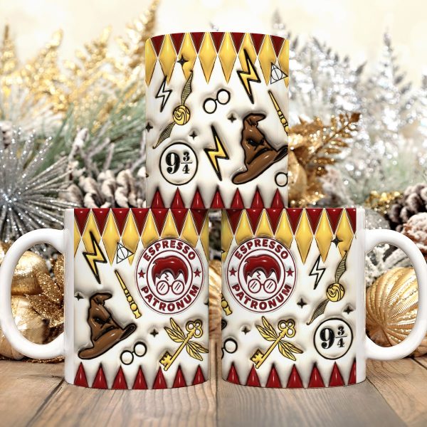 Harry Potter White Ceramic Mug - VANDH 1987