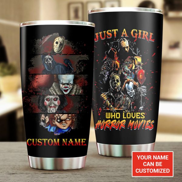 Personalized Horror Movies Tumbler Cup - GNE 925