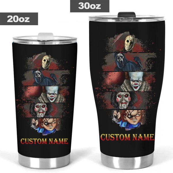 Personalized Horror Movies Tumbler Cup - GNE 925