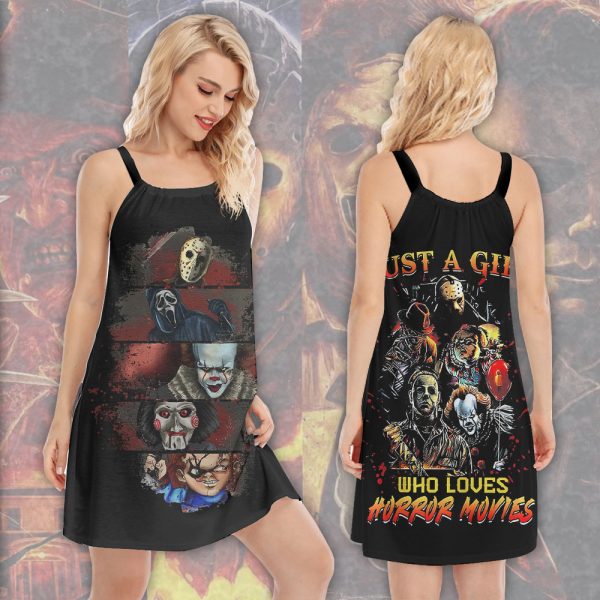 Horror Movies Women's Sleeveless Cami Dress - GNE 926