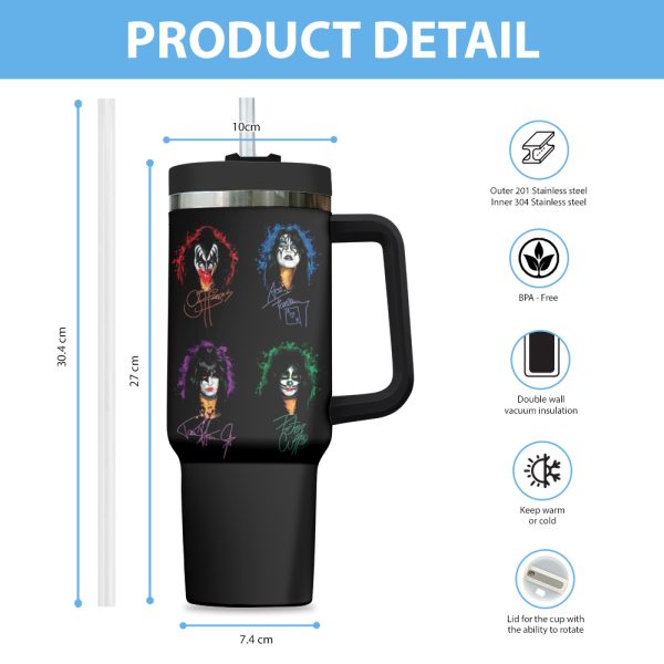 Kiss Band 40oz Stanley Tumbler - HOATT 4089