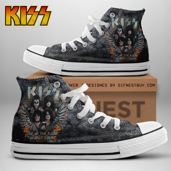 Kiss Band High Top Canvas Shoes - TANTN 3445