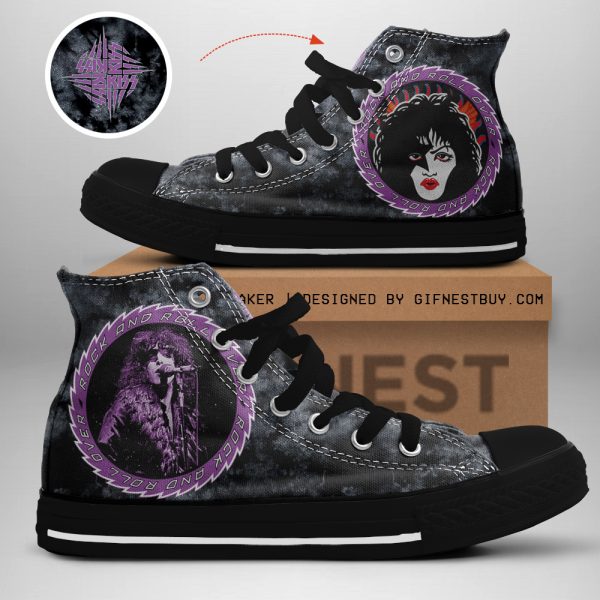 Kiss Band High Top Canvas Shoes - TANTN 3446