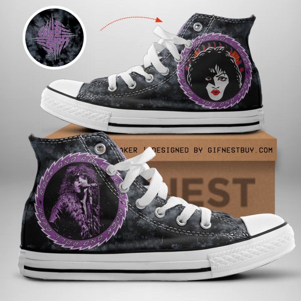 Kiss Band High Top Canvas Shoes - TANTN 3446