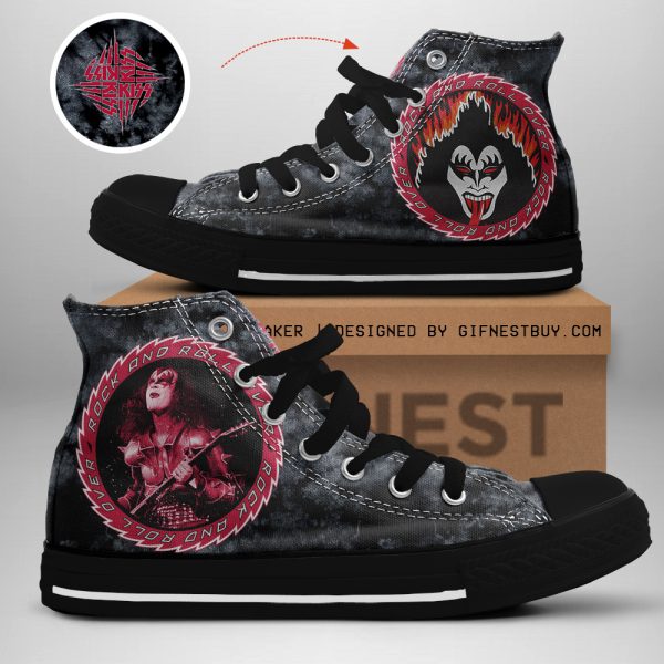 Kiss Band High Top Canvas Shoes - TANTN 3448