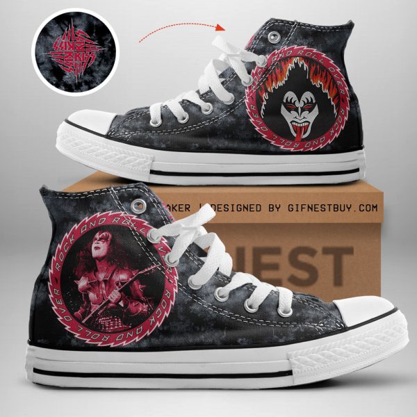 Kiss Band High Top Canvas Shoes - TANTN 3448
