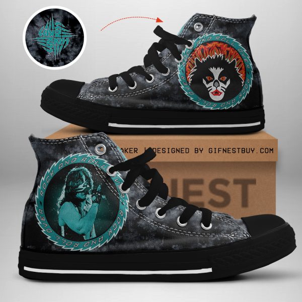 Kiss Band High Top Canvas Shoes - TANTN 3450