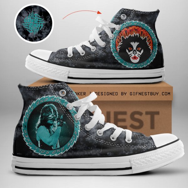 Kiss Band High Top Canvas Shoes - TANTN 3450