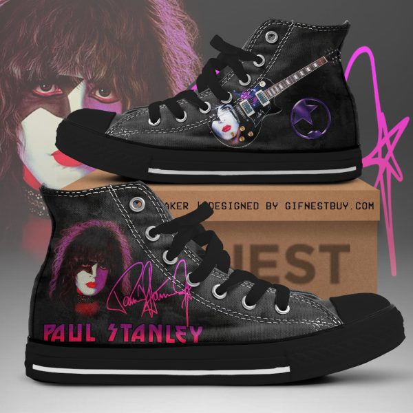 Kiss Band High Top Canvas Shoes - HOATT 3999