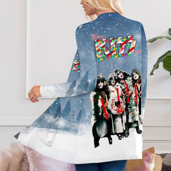 Kiss Band Women's Patch Pocket Cardigan - MAITM 5031