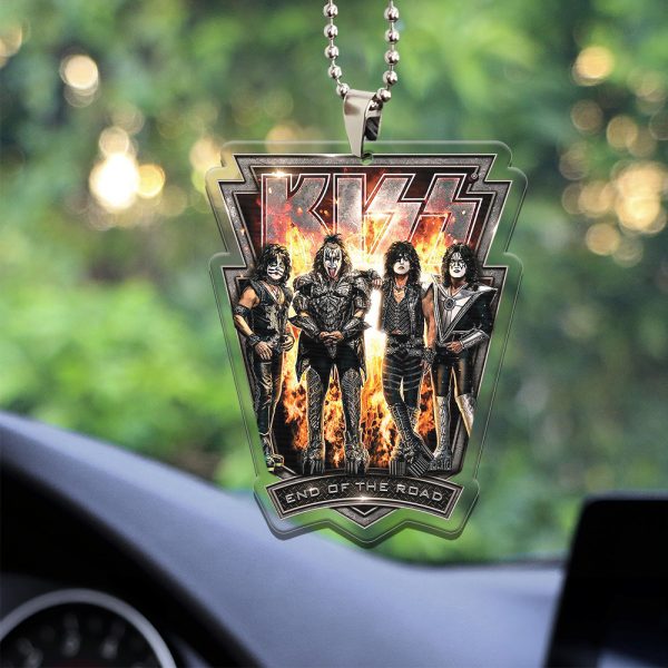 Kiss Band Custom shape Clear 1-sided Acrylic Car Ornament - TANTN 3587