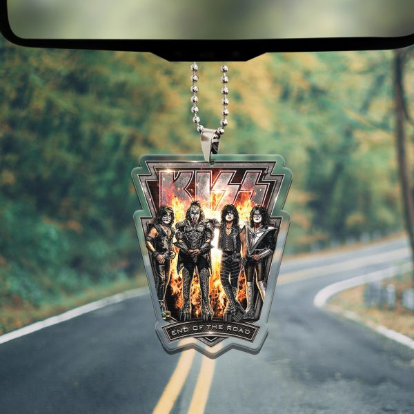 Kiss Band Custom shape Clear 1-sided Acrylic Car Ornament - TANTN 3587