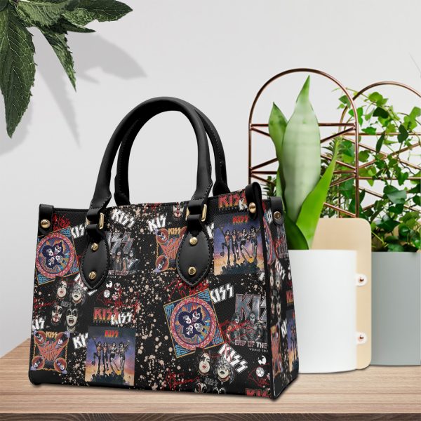 Kiss Band Leather HandBag - TANTN 3456
