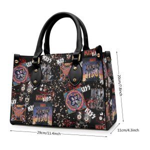 Kiss Band Leather HandBag - TANTN 3456