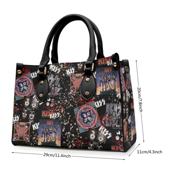 Kiss Band Leather HandBag - TANTN 3456