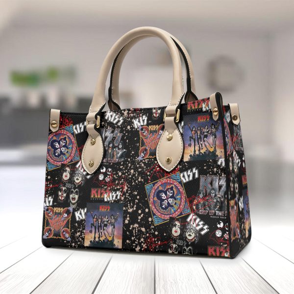 Kiss Band Leather HandBag - TANTN 3456
