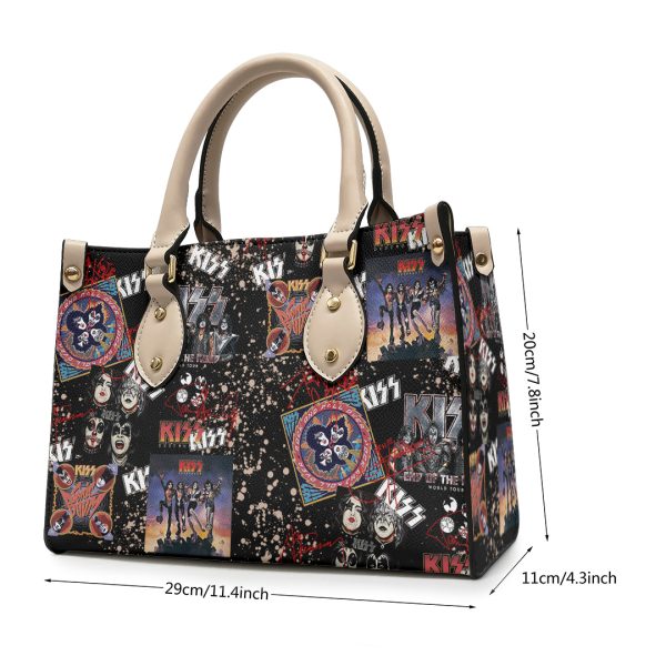 Kiss Band Leather HandBag - TANTN 3456