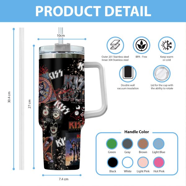 Kiss Band 40oz Stanley Tumbler - TANTN 3747