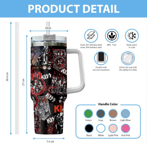 Kiss Band 40oz Stanley Tumbler - TANTN 3748