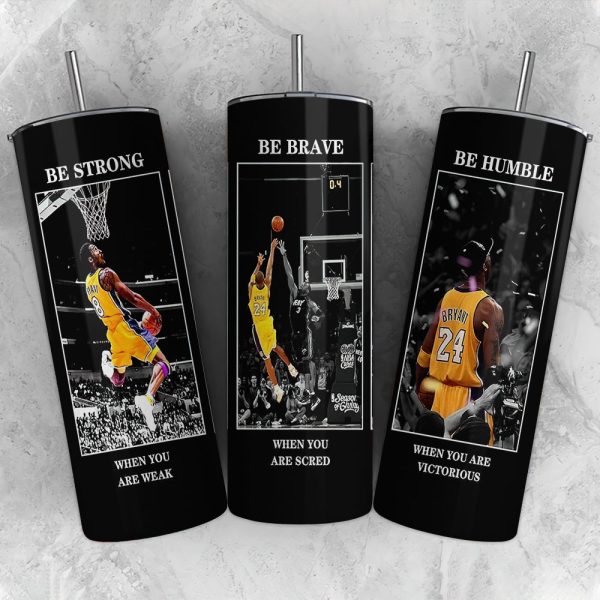Kobe Bryant x Los Angeles Lakers Skinny Tumbler - VANDH 2015