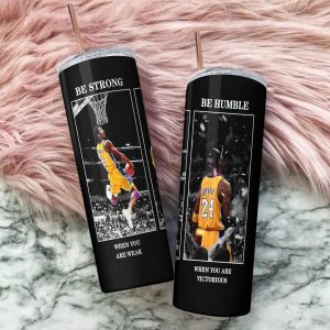Kobe Bryant x Los Angeles Lakers Skinny Tumbler - VANDH 2015