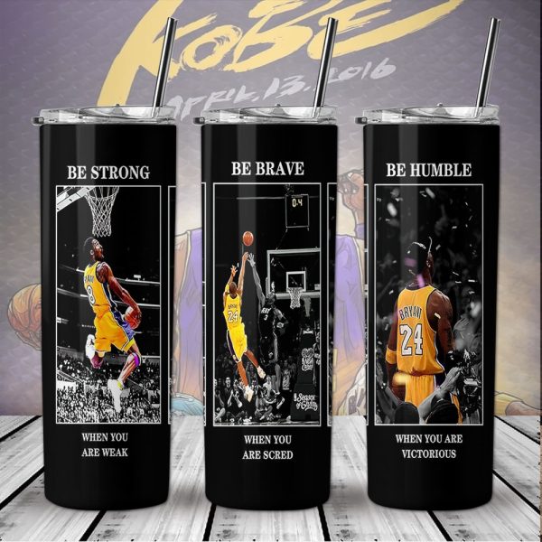 Kobe Bryant x Los Angeles Lakers Skinny Tumbler - VANDH 2015