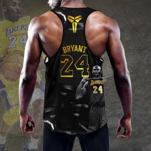 Kobe Bryant x Los Angeles Lakers Y-Back Muscle Tank Top - VANDH 1983
