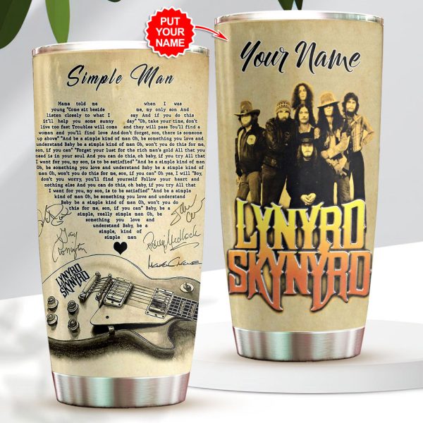 Personalized Lynyrd Skynyrd Tumbler Cup - VANDH 1911
