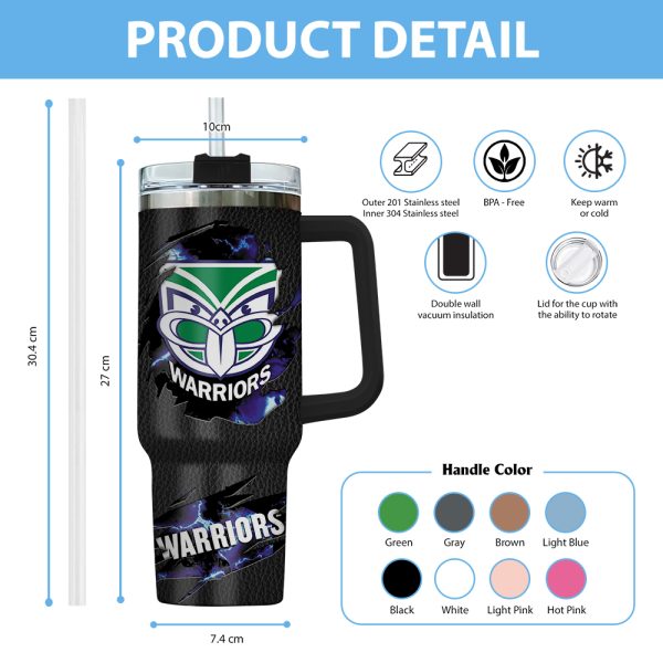Personalized New Zealand Warriors 40oz Stanley Tumbler - VANDH 1811