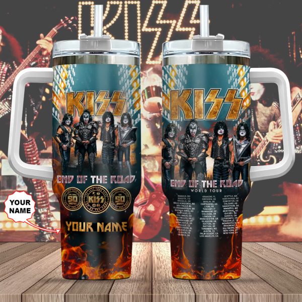 Personalized Kiss Band 40oz Stanley Tumbler - MAITM 5087
